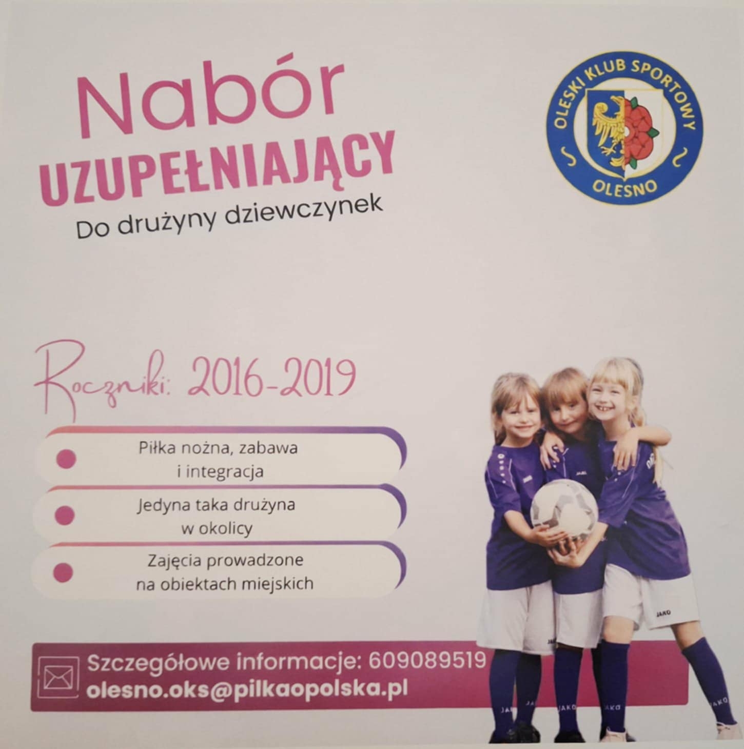 Zdjęcie do artykułu: OKS ogłasza nabór