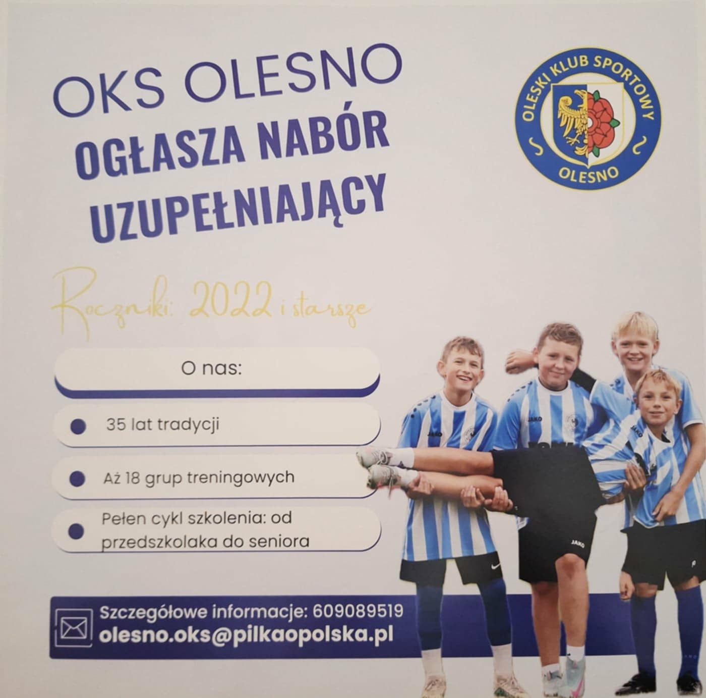 Zdjęcie do artykułu: OKS ogłasza nabór