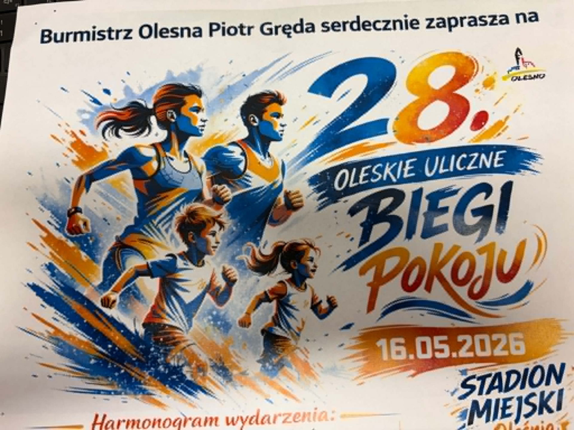 Zdjęcie do artykułu: 28 OLESKIE ULICZNE BIEGI POOKOJU